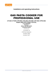 Lotus CP-94G Installation And Operating Instructions Manual