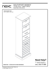 Next 141350 Assembly Instructions Manual
