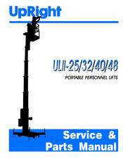 Upright ULII-48 Service & Parts Manual