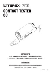 Terex Contact Tester CC Owner's Manual