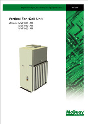 McQuay MVF 040 AR Manual