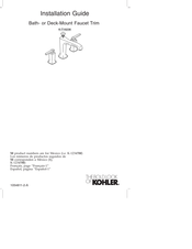 Kohler K-T16236 Installation Manual