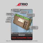 Trio MC206X Quick Connection Manual