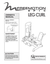 Freemotion GZFI8033.6 Owner's Manual