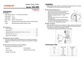 Comeup DH-500 Quick Start Manual