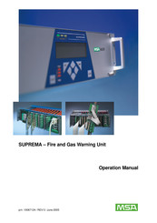 MSA SUPREMA Operation Manual