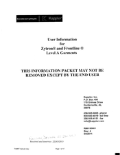 KAPPLER Zytron User Information