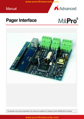 Advanced Mxp-547-BX Manual