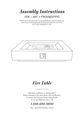 Sunvilla TM21SQ35FPT1 Assembly Instructions Manual