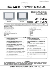 Sharp 29F-PD570 Service Manual