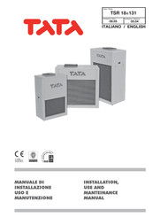 TATA Motors TSR Series Installation, Use And Manteinance Manual