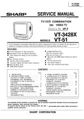 Sharp VT-5128X Service Manual