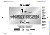 Sharp SD-EX100H Operation Manual