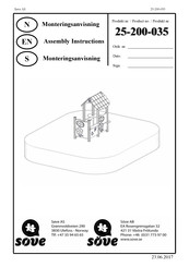 Sove 25-200-035 Assembly Instructions Manual