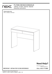Next FLYNN 411934 Assembly Instructions Manual