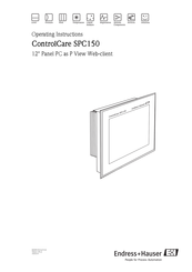 Endress+Hauser ControlCare SPC150 Operating Instructions Manual