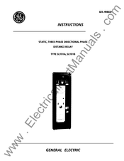 GE SLY81 B Instructions Manual