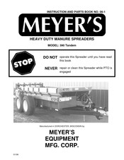 Meyer's 300A Instruction And Parts Book