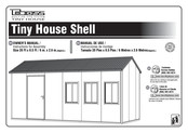 Boss Tiny House Shell Owner's Manual/ Instructions For Assembly