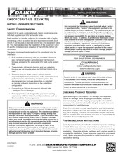 Daikin EKEQFCBAV3-US Installation Instructions Manual