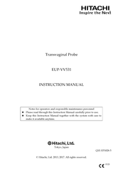 Hitachi EUP-VV531 Instruction Manual