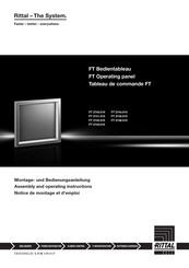FRIEDHELM LOH Rittal FT 2743.010 Assembly And Operating Instructions Manual