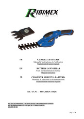 Ribimex PRCGTHB36 User And Maintenance Manual