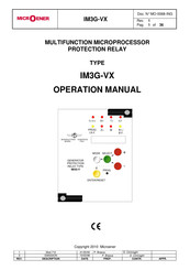 MICROENER IM3G-VX Operation Manual