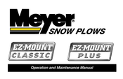 Meyer EZ-Mount Plus Operation And Maintenance Manual