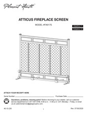 pleasant hearth FA617S Quick Start Manual
