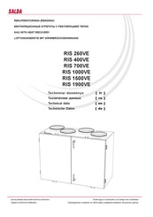 Salda RIS 1000VE Technical Data Manual