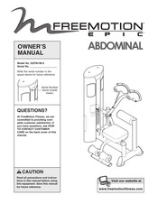 Freemotion Epic ABDOMINAL GZFI8196.0 Owner's Manual