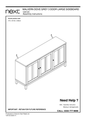 Next MALVERN DOVE 129123 Assembly Instructions Manual