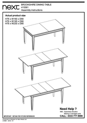 Next BROOKSHIRE 415561 Assembly Instructions Manual