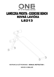 ONE FITNESS L8213 Manual Instruction