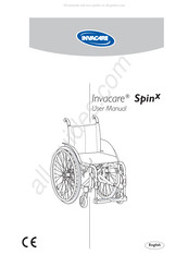 Invacare SpinX User Manual