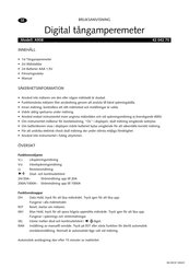 Malmbergs 42 042 70 Instruction Manual