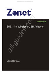 Zonet ZEW2542 User Manual