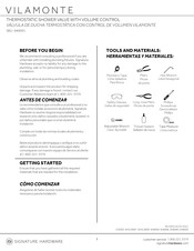 Signature Hardware VILAMONTE 949091 Quick Start Manual