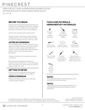 Signature Hardware PINECREST 949738 Quick Start Manual