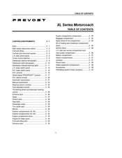 PREVOST XL Series Instruction Manual