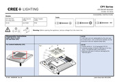 CREE LIGHTING CPY250 Disassembly Instructions