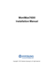 HYOSUNG MoniMax7600I Installation Manual