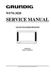 Grundig WF70-3020 Service Manual