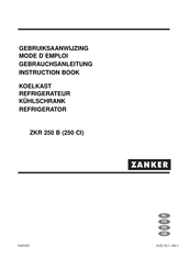 ZANKER 250 CI Instruction Book