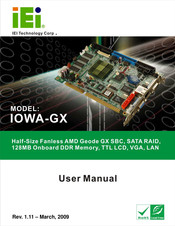 Iei Technology IOWA-GX User Manual