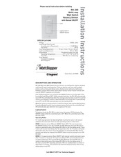 LEGRAND WattStopper RH-200-I Installation Instructions Manual