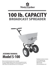 Master Gardner S-100 Assembly Manual