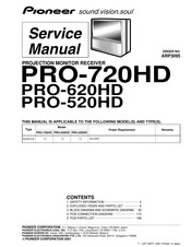Pioneer ELITE PRO-520HD Service Manual
