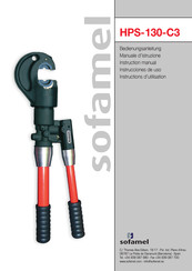 Sofamel HPS-130-C3 Instruction Manual